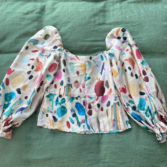 Samantha Pleet Quest Watercolor Blouse - Picture 3 of 4
